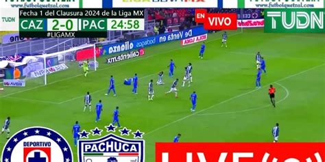 cruz azul vs pachuca en vivo gratis